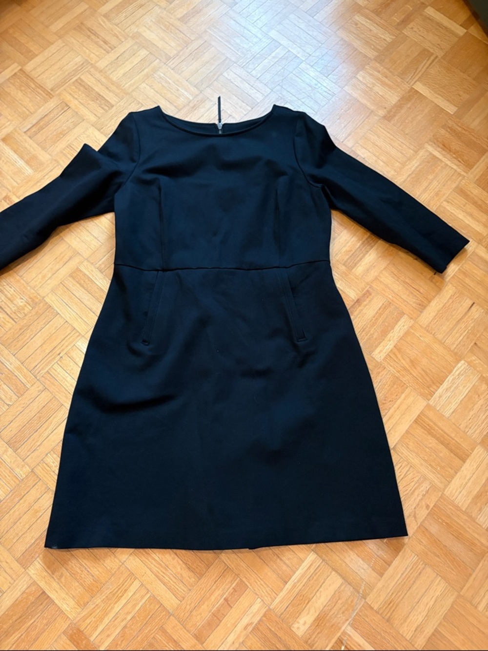 Spanx Classic Black Boatneck Sheath Dress - Women